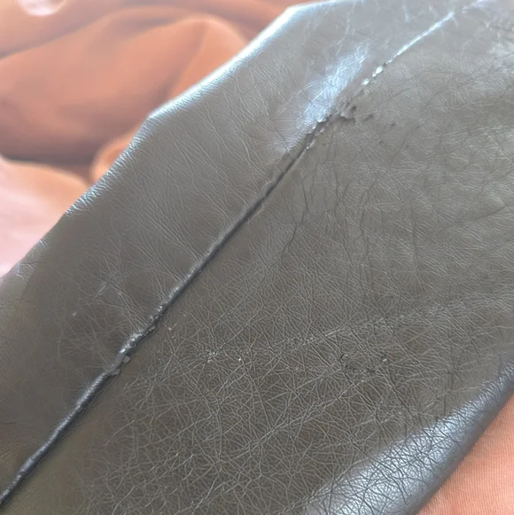 Candy Couture | Black Faux Leather Women's Jacket, Ptp 21" - Picture 9 of 10